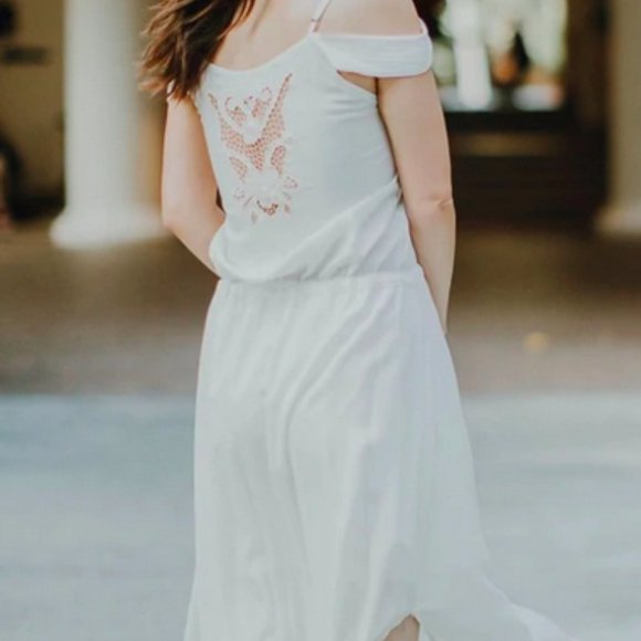 Angels BY THE SEA HAWAII Off-White Maxi Dress - Picture 6 of 8
